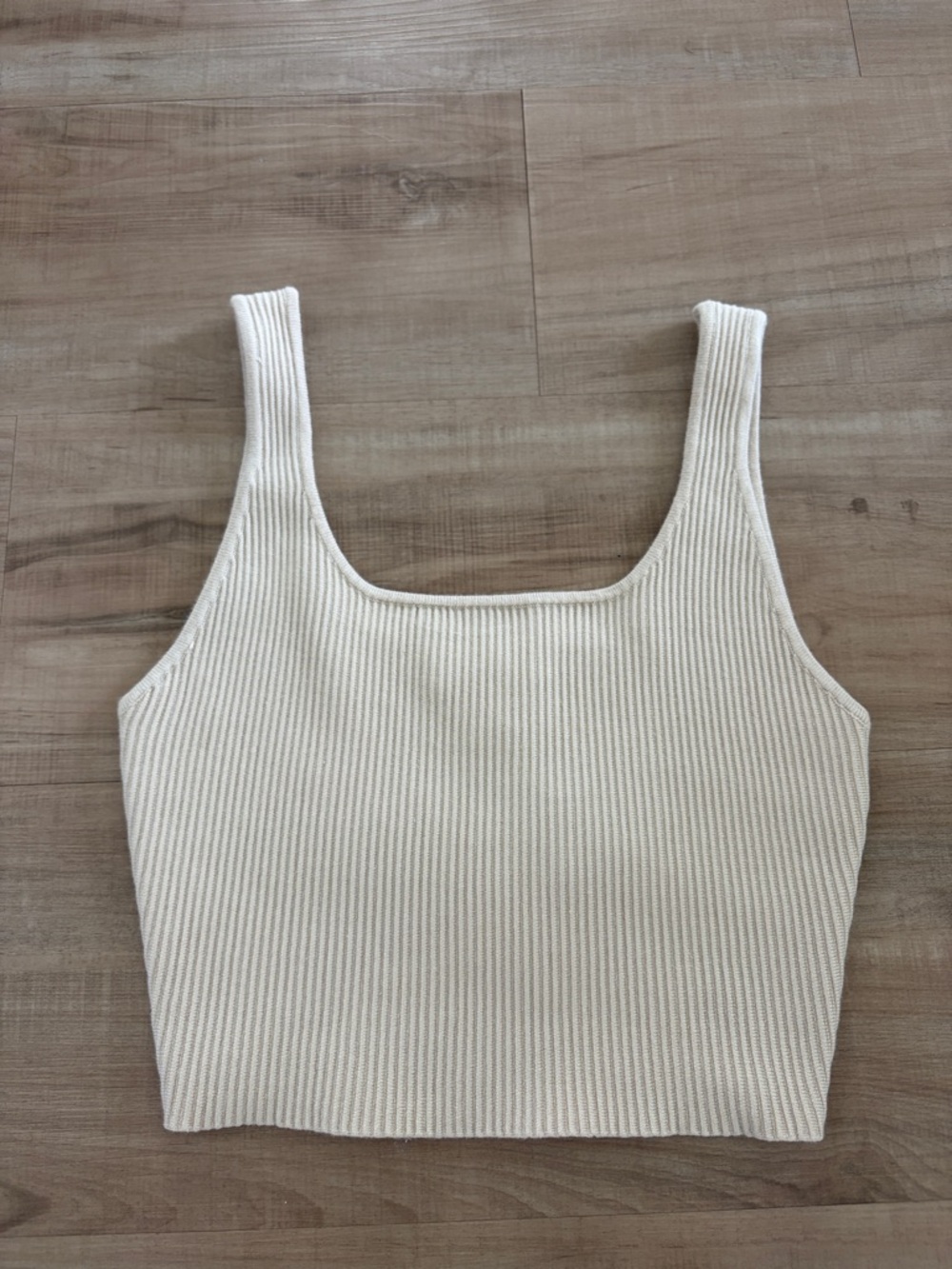 House of Harlow 1960 Ribbed Tank Top - Cream
